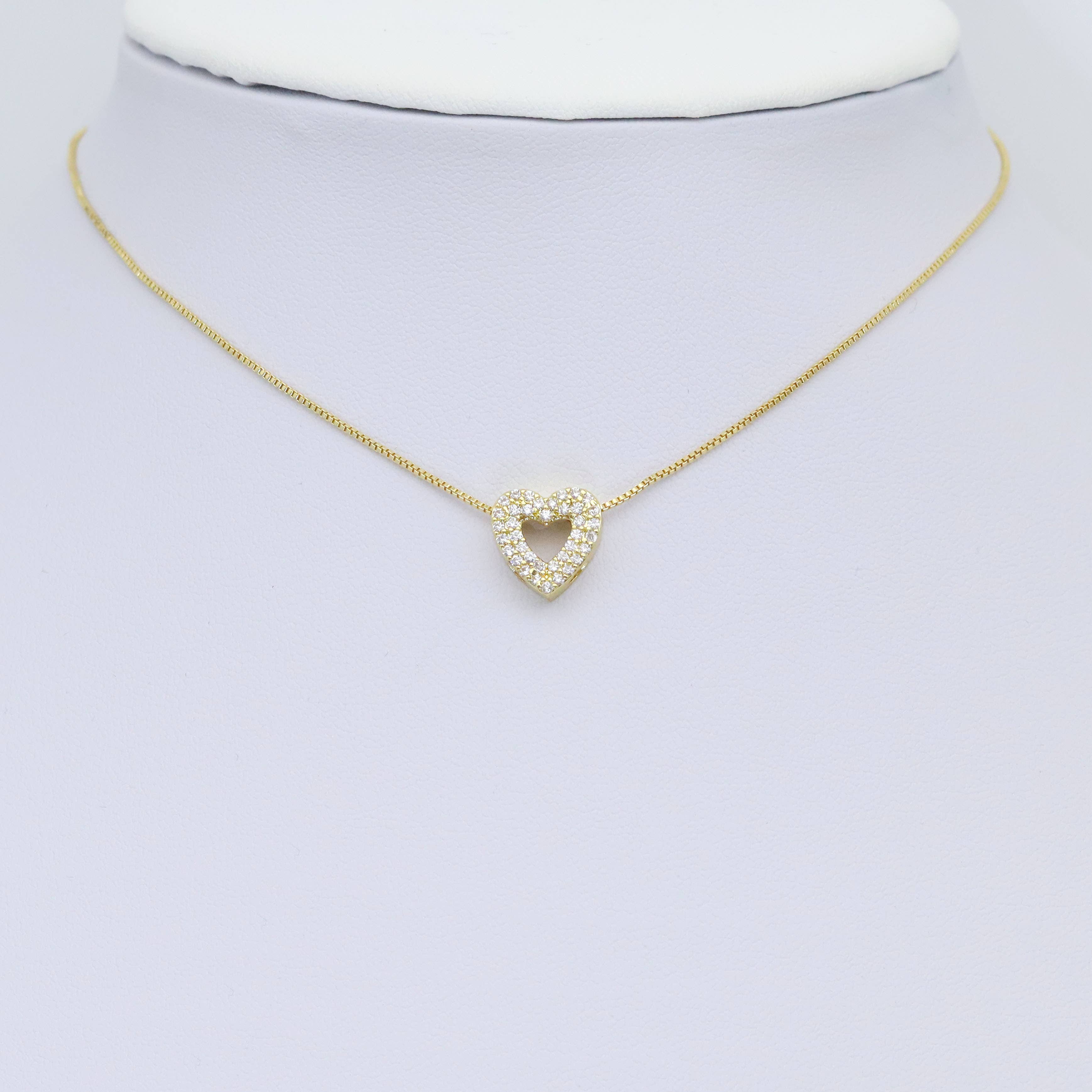 CZ Heart Star Spacer Connector Charm Beads, sku#A312