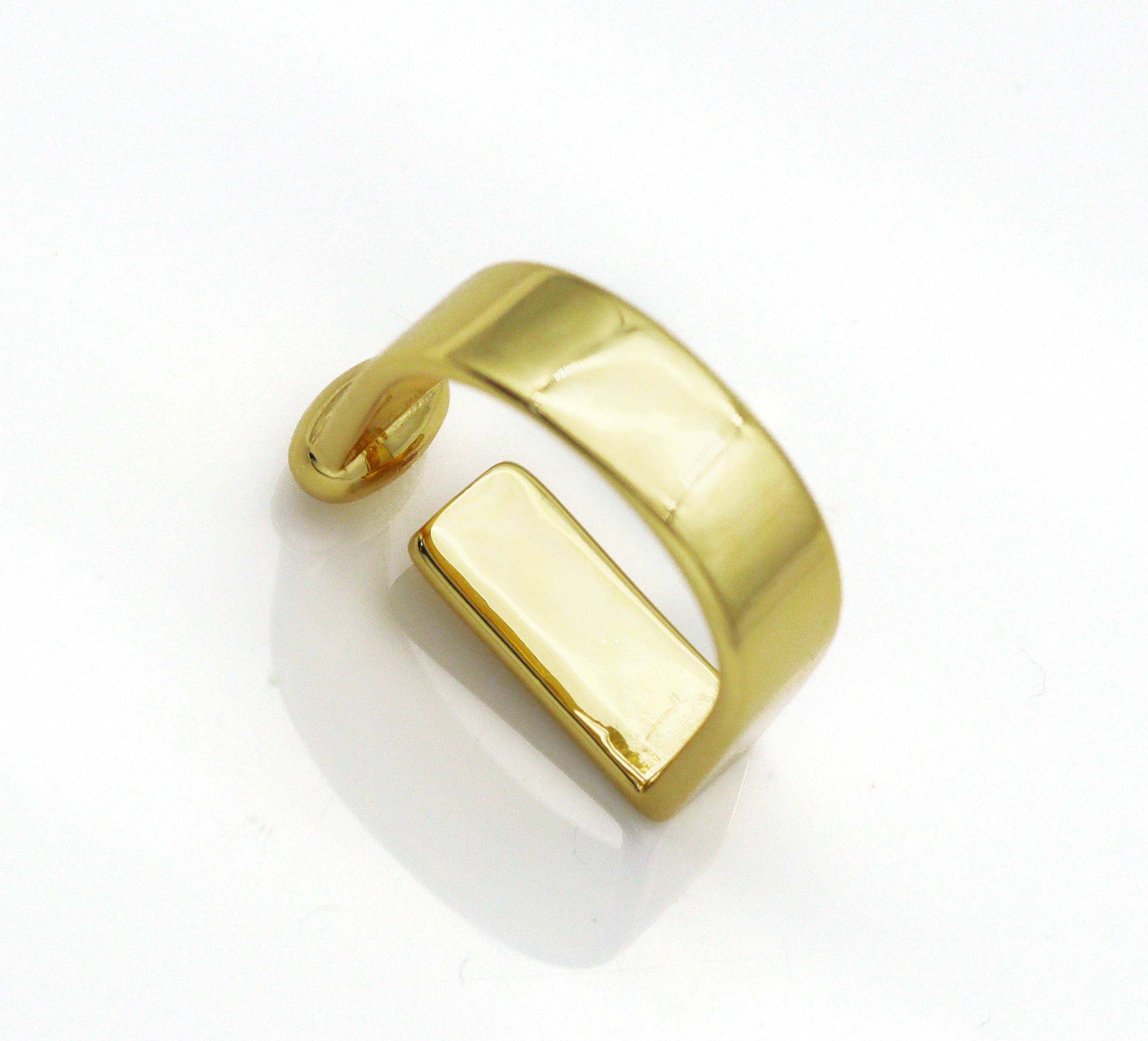 CZ Rectangle Clip Ring, Sku#X344