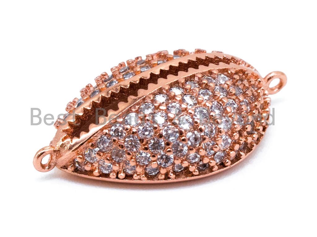 CZ Micro Pave Ladybug Connector, Gold/Rose gold/Silver/Gunmetal Connector, 22x16mm, sku#E226