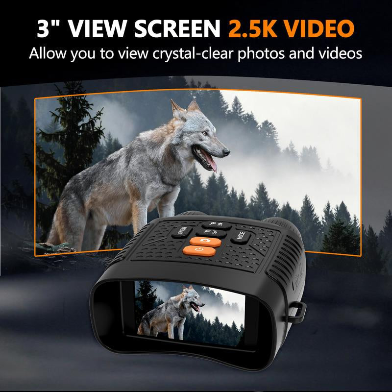 Night Vision Goggles-Night Vision Binoculars,2000 Mah Battery,7 Levels Infrared,6X Digital Zoom,Wildlife Observation,Hunting,Camping