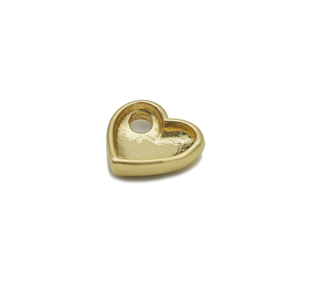 Gold Heart Five Star Round Ring Rhombus Spacer Charms, Sku#LX172