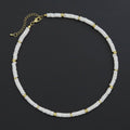 Tridacna Stone Necklace, EF548