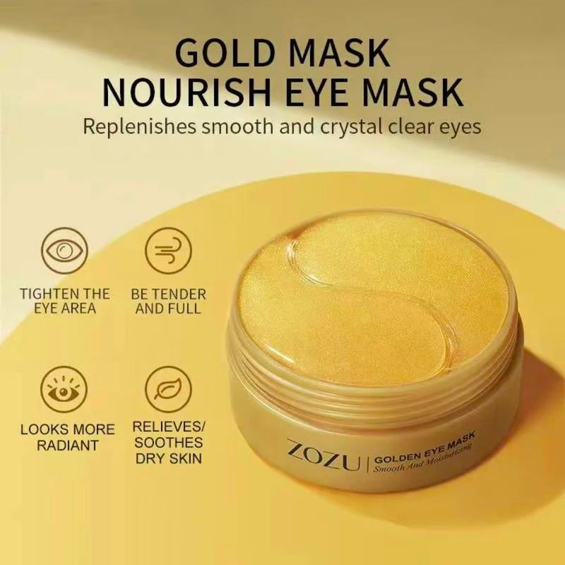 [ZOZU Authorized Store] Avocado & Gold Eye Mask Duo - Alternate Day and Night Use Eye Mask – Reduces Periocular Fine Lines & Eye Bag Care, Fades Dark Circles - Hydrating Moisturizing Skincare Product