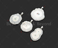 High Quality Natural Druzy Agate Irregular Shape Pendant, White Necklace Agate Pendant, 40mm,28-36mm,Sku#YK16