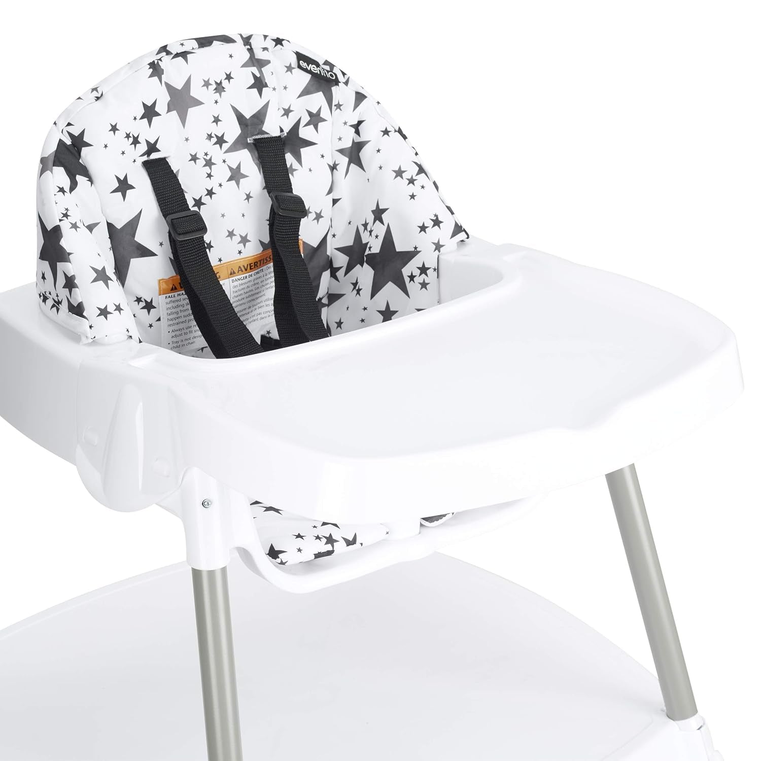 Evenflo Eat and Grow 4-In-1 Convertible High Chair (Pop Star White)