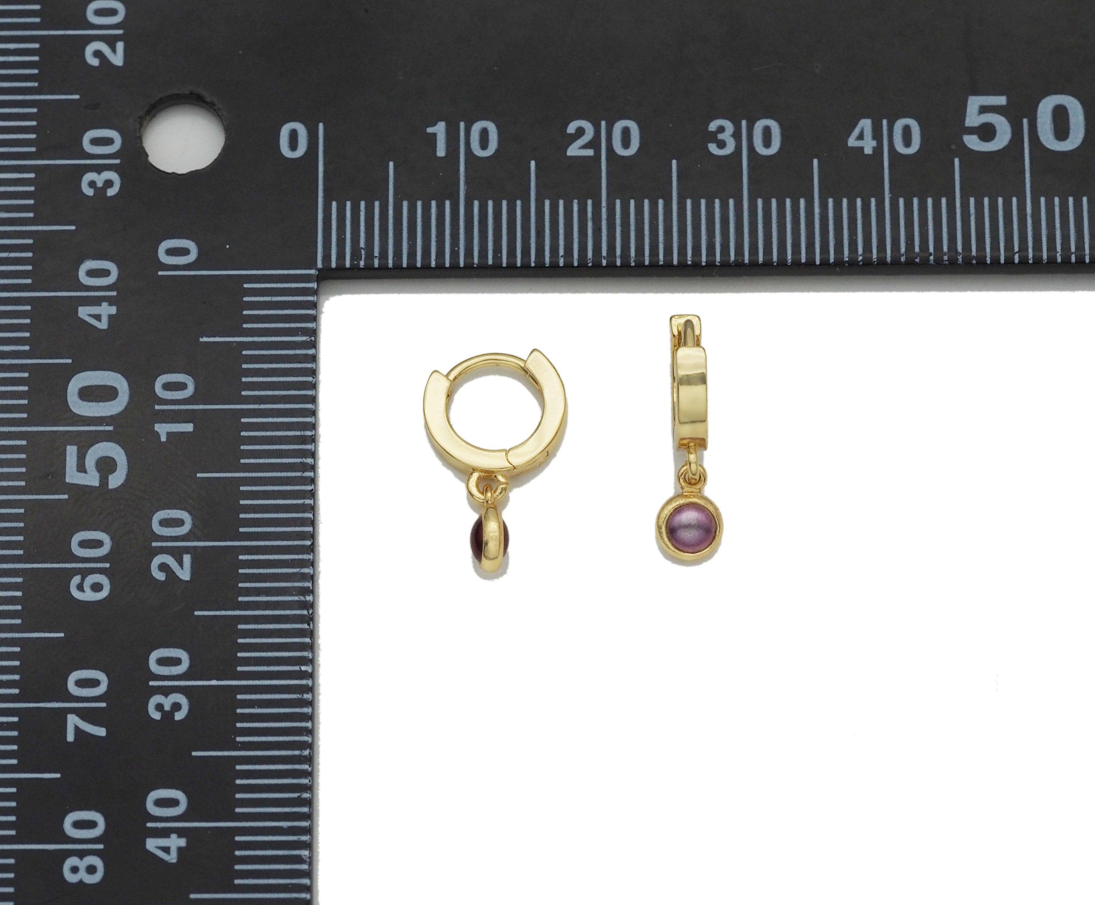 Cute Pearl Hoop Earring, Minimal earrings,sku#Y761