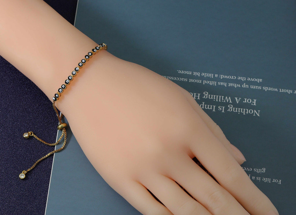 New Evil Eye Sliding bracelets, B151