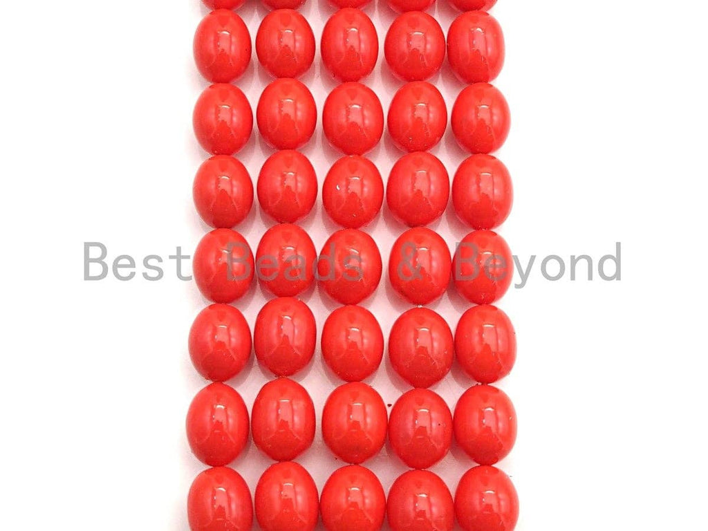 Mother of Pearl Oval Shape beads, Orange Mother of Pearl, Black Mother of Pearl, 12x16mm, sku#T128