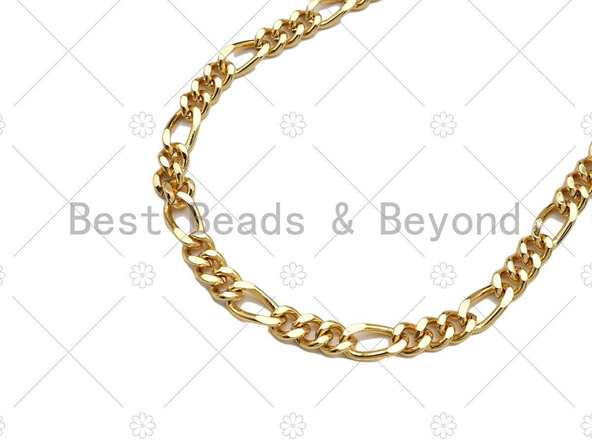 18 Flat Figaro Chain Necklace SKU#LD17