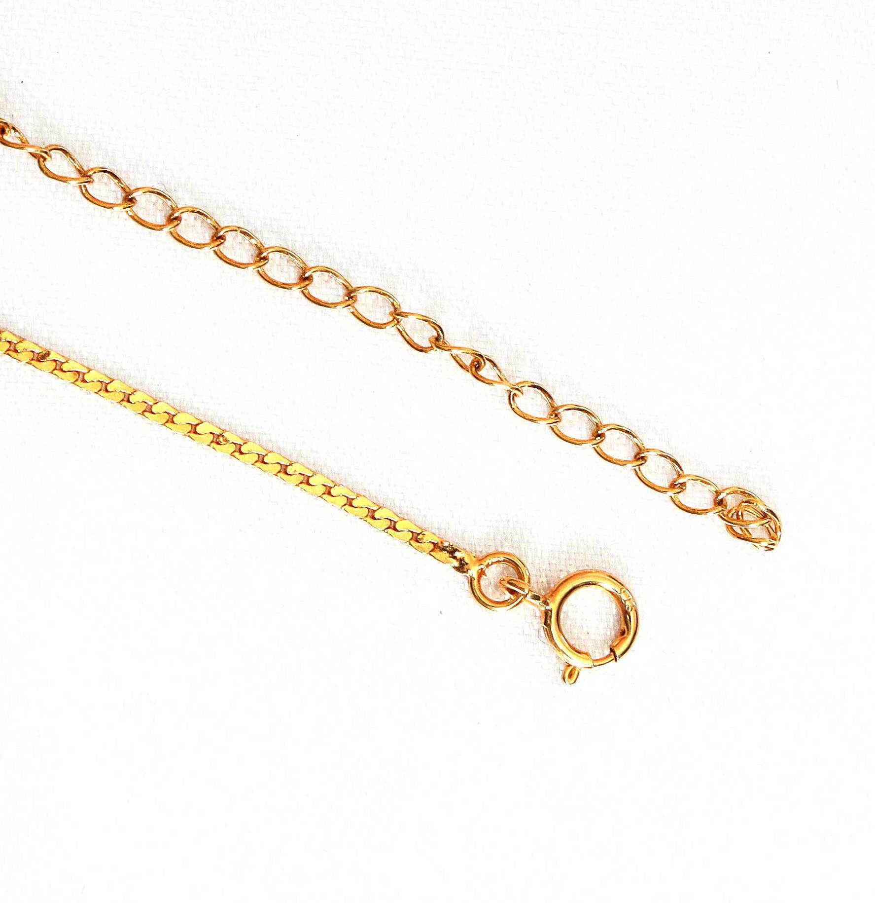 Dainty Gold thin flat Snake Chain Necklace, sku#ZX70