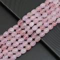 10-11mm Oval Morganite Beads, Sku#U1892