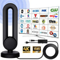 High-Performance Indoor TV Antenna for Smart TVs - Easy Installation, Strong Magnetic Base, Long Range Reception for Local Channels