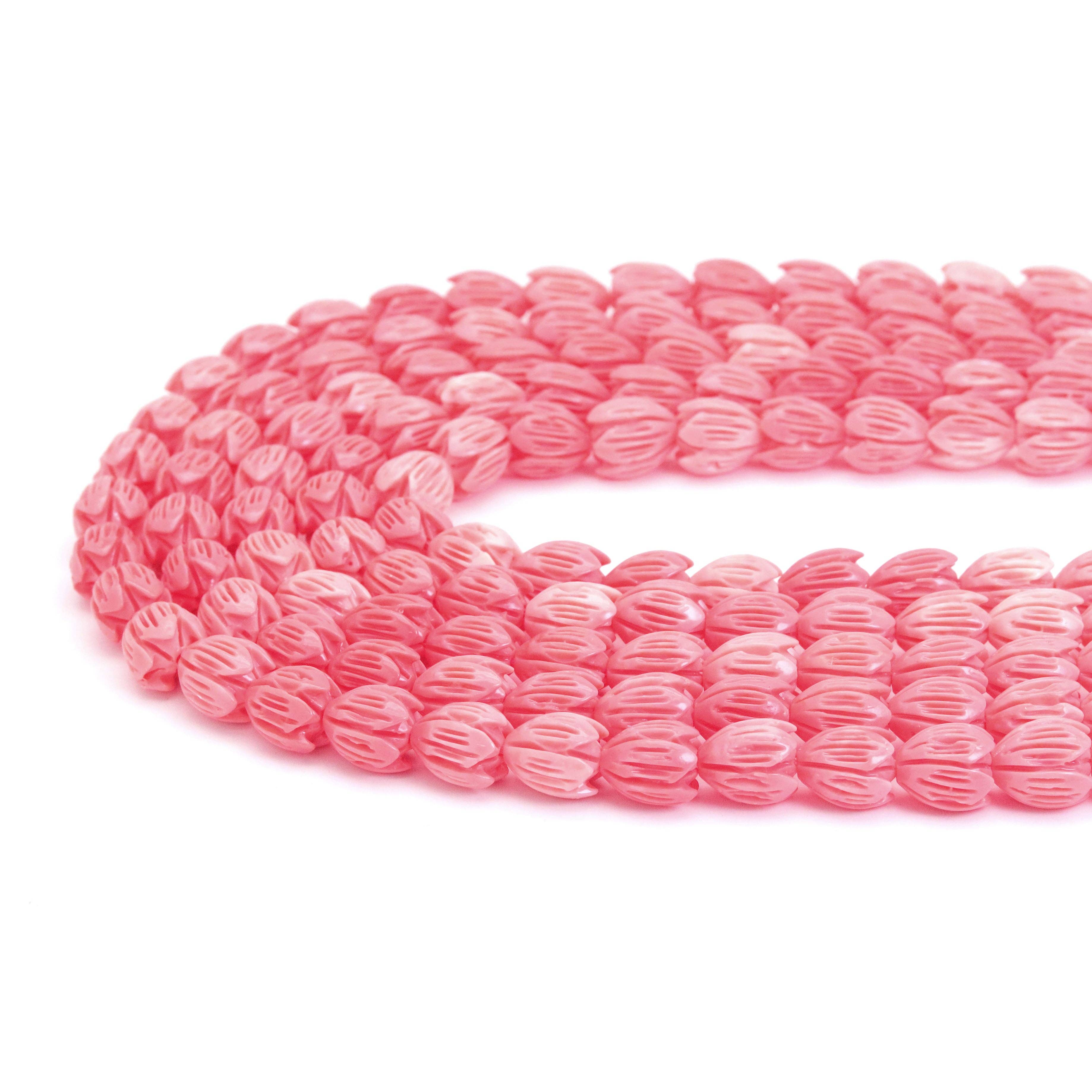 10x12mm Pink Tulip Jasper Beads, Sku#U2028