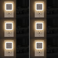 Night Light, Night Lights Plug into Wall 6-Pack, Plug in Night Light, Dusk to Dawn Nightlight Led Night Lights for Bedroom, Bathroom,Hallway Warm White Home Lighting
