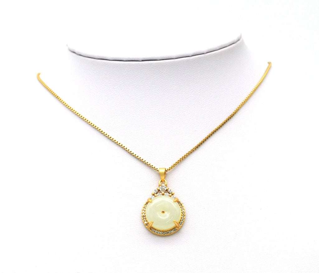 CZ Jade Charm, Sku#B161