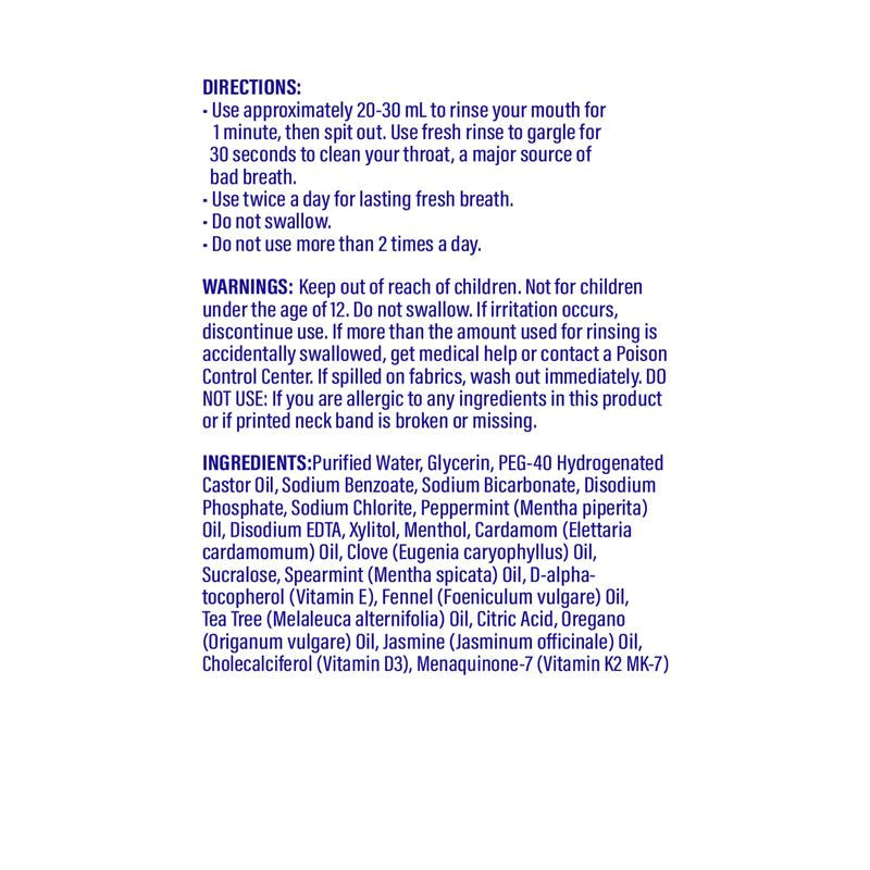 Oral Rinse Breath Harmonizer Mouthwash, Wild Mint - 2 Pack
