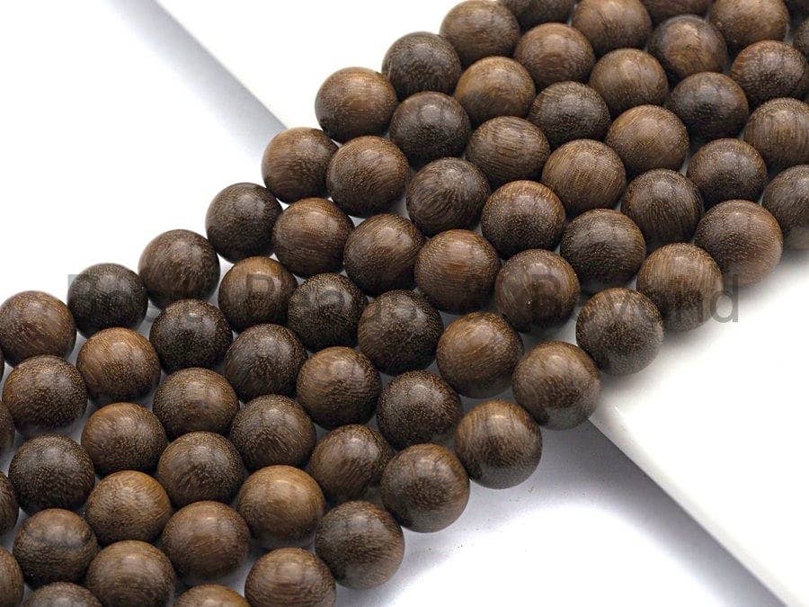 Natural Smooth Round Wood beads, 6mm/8mm/10mm/12mm Natural Brown Wood beads, Natural  Wood Grain Beads, 15.5inch strand,SKU#U469