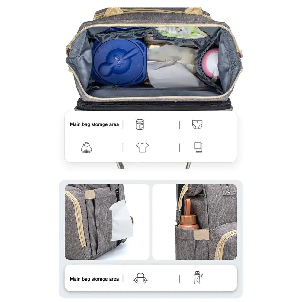 Baby Backpack - Foldable Baby Bed - # BAGEG11610002