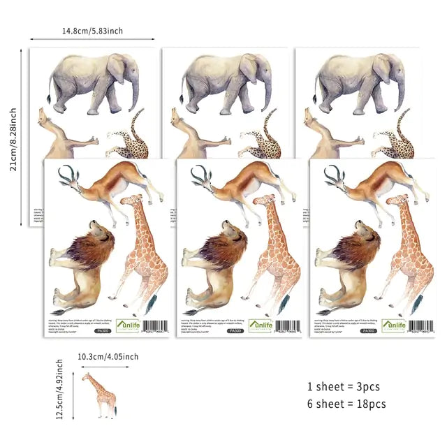 Baby Room Animal Stickers - # BAGEG12010003