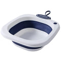 Babyhood Multi-Purpose Collapsible Wash Basin for Kids | Lightweight Portable Folding Basin for Washing Baby Bottles and Breast Pump Parts and Home Kitchen | Outdoor Camping Use |  Blue - # NURSGEA11110101