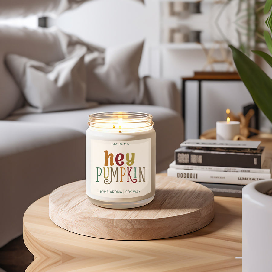 Baked Pumpkin Pie Candle With Gold Lid Subtle Pumpkin Cinnamon Clove Vanilla