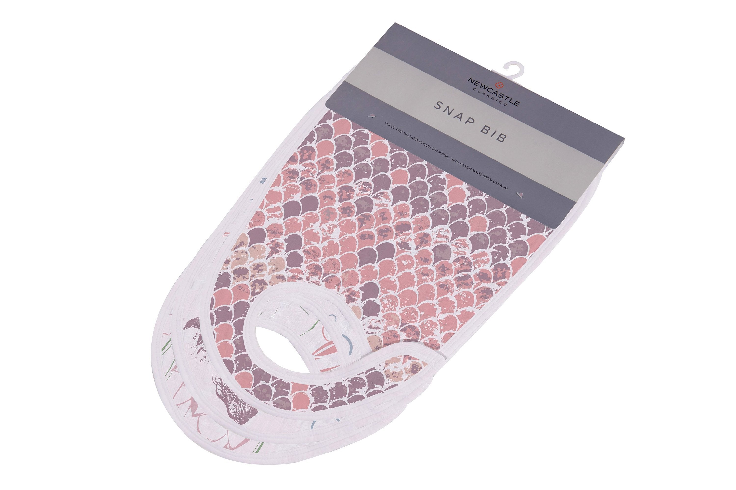 Bamboo Muslin Snap Bibs Under The Sea 3 Pack Soft Absorbent