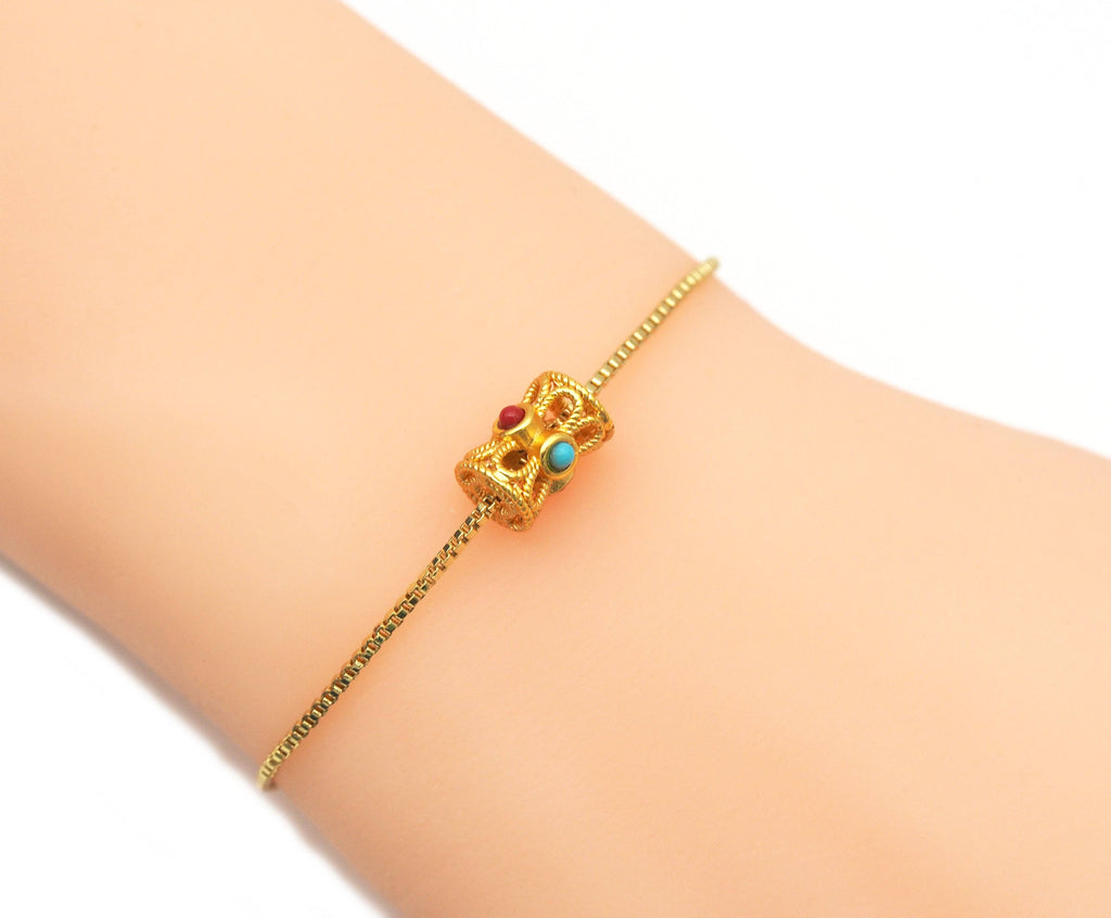 Gold Spacer Beads, SKu#LX08