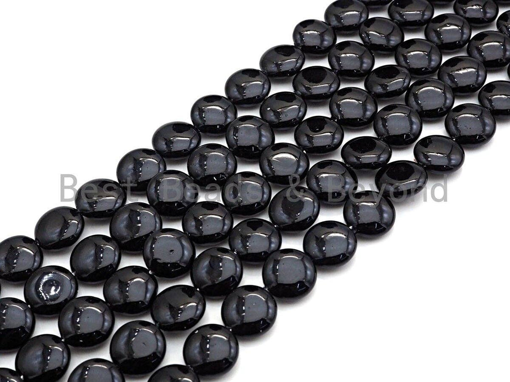 Mother of Pearl Coin Shape beads, Orange Mother of Pearl, Black Mother of Pearl, 5x12mm, sku#T124