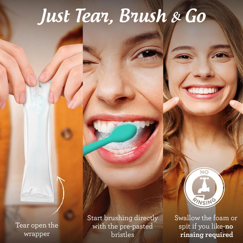 Gurunanda Ready-To-Go Brushes - 70 Count Toothbrush