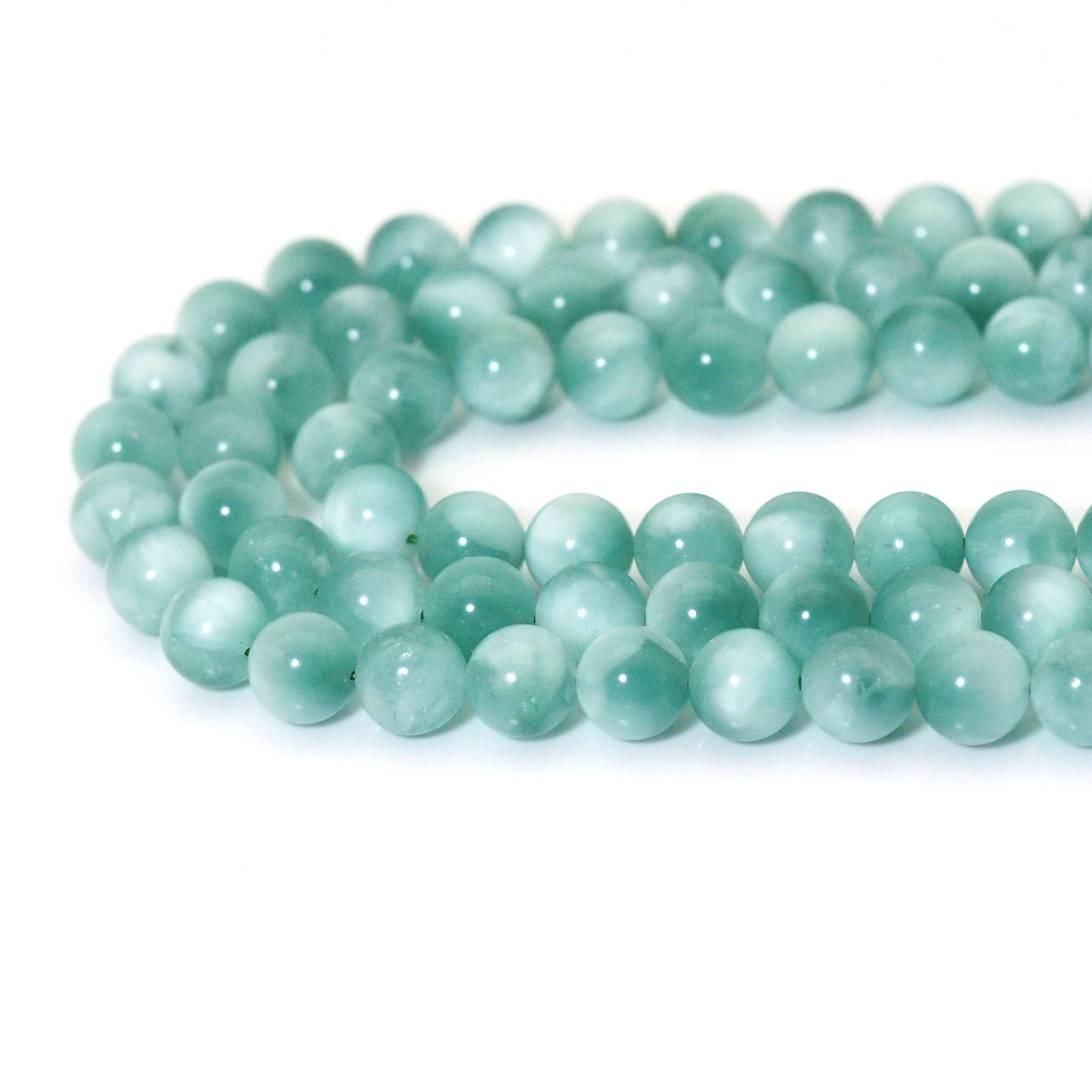 Genuine Angelite, 6mm/8mm/10mm/12mm Round Smooth, Sku#U1623