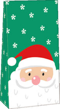 Paper Small Treat Sacks - Set of 10 - Santa