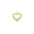 Puffy Heart Charm Pendant, Sku#LD622