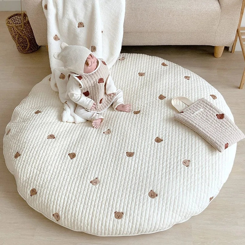 Bear Embroidery Baby Mat - # BAGE81710001