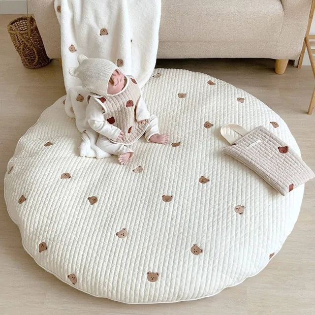 Bear Embroidery Baby Mat - # BAGE81710001