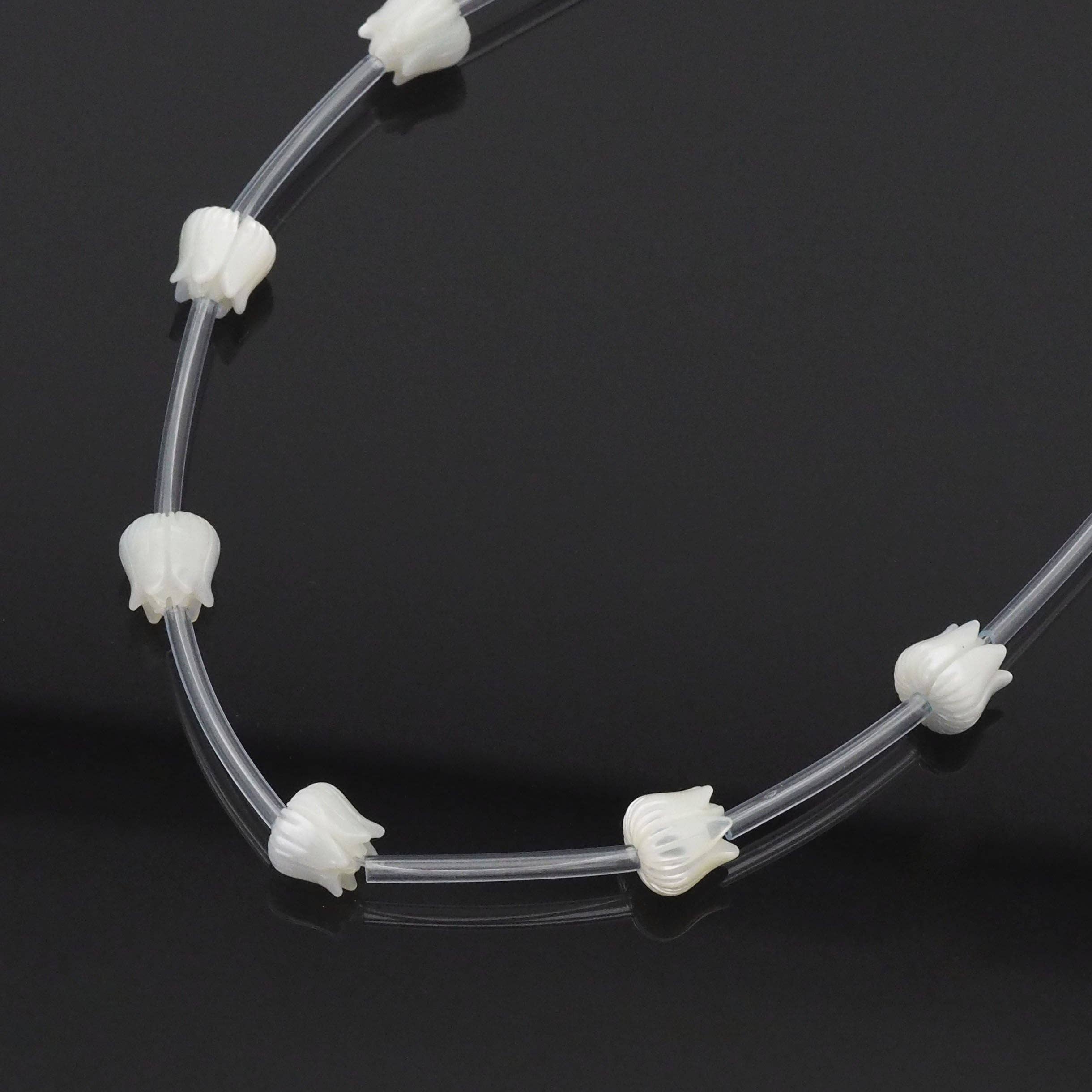 8mm Lilac White MOP Beads, Sku#T165