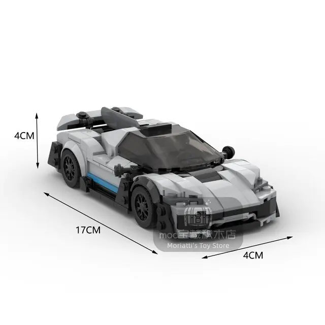 Benz One Racing Sports Brick Car Toys - # BOT&G52710002