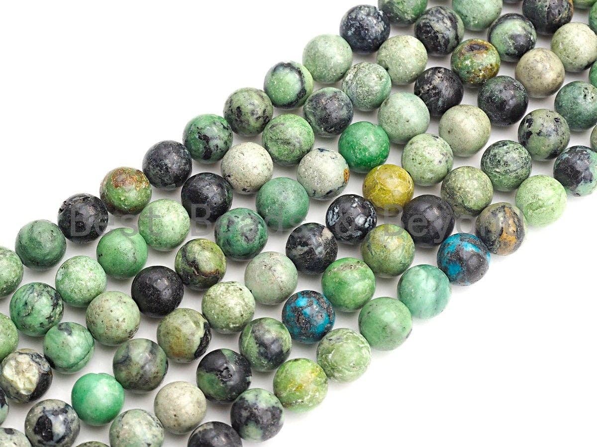 High Quality Natural Turquoise Beads, 6mm/8mm/10mm/12mm/14mm Round Smooth Turquosie Beads, 15.5" Full Strand, Sku#U773
