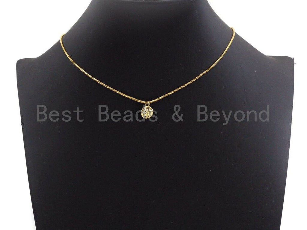 Hammered Round Pendant/Charm, Silver/Gold/Black/Rose Gold Tone, 9mm,Sku#Z580