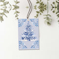 Blue Tree Hanging Air Freshener Car Home Office Scented Ornament Holiday Decor Freshener