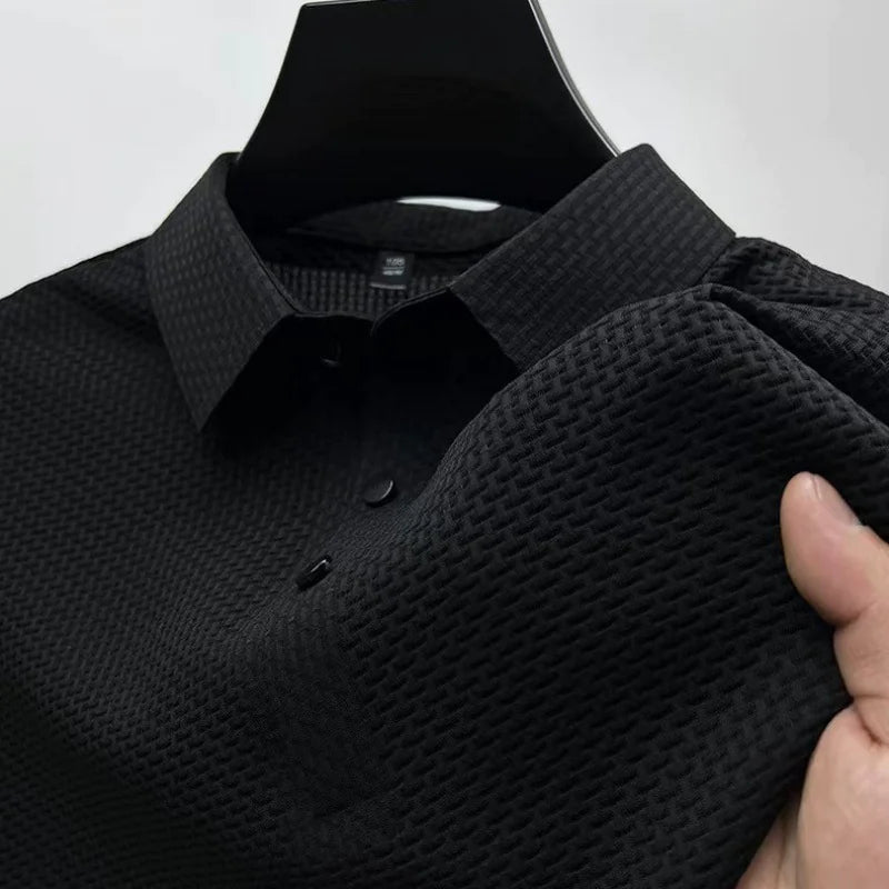 Boys Men's Ice Silk Mesh Polo Shirt - # BOAA13510038