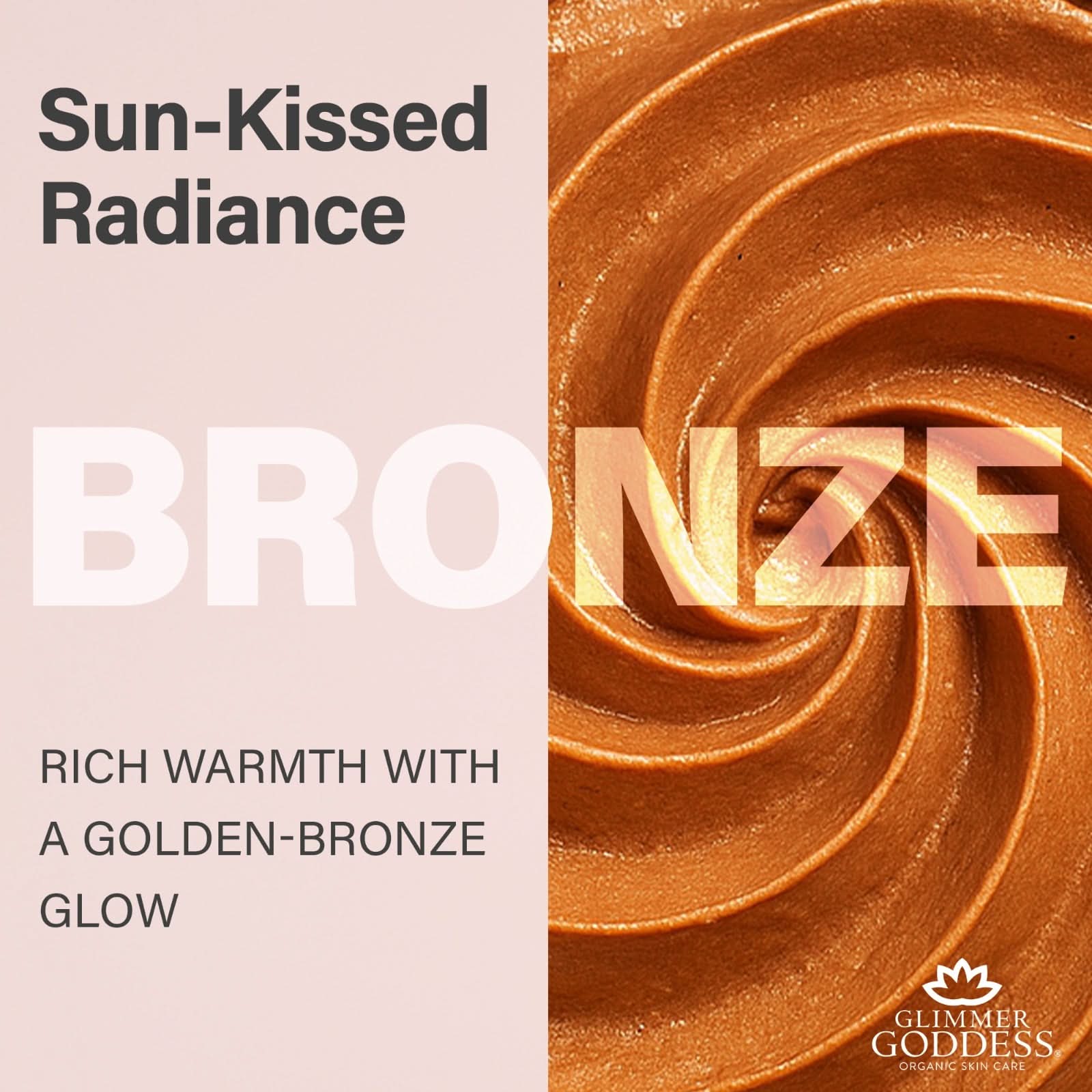 Glimmer Goddess Organic Shimmer Whipped Body Butter - Super Bronze (Level 3)