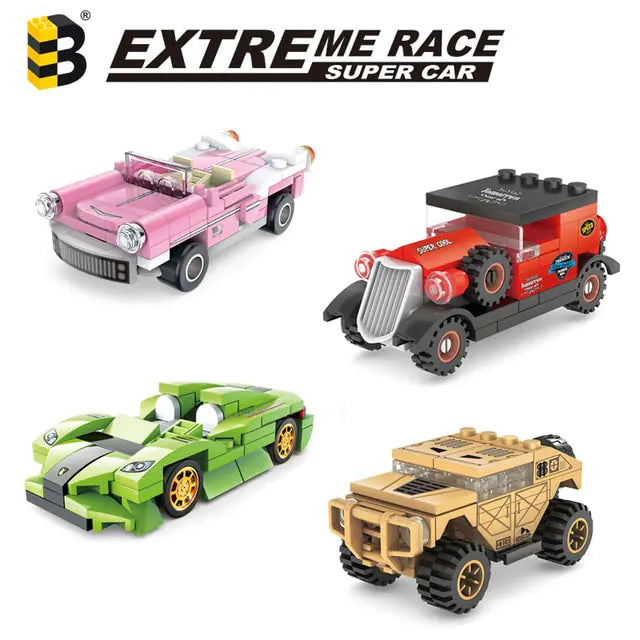 Building Block Garage Car Toys - # BOT&G53710008