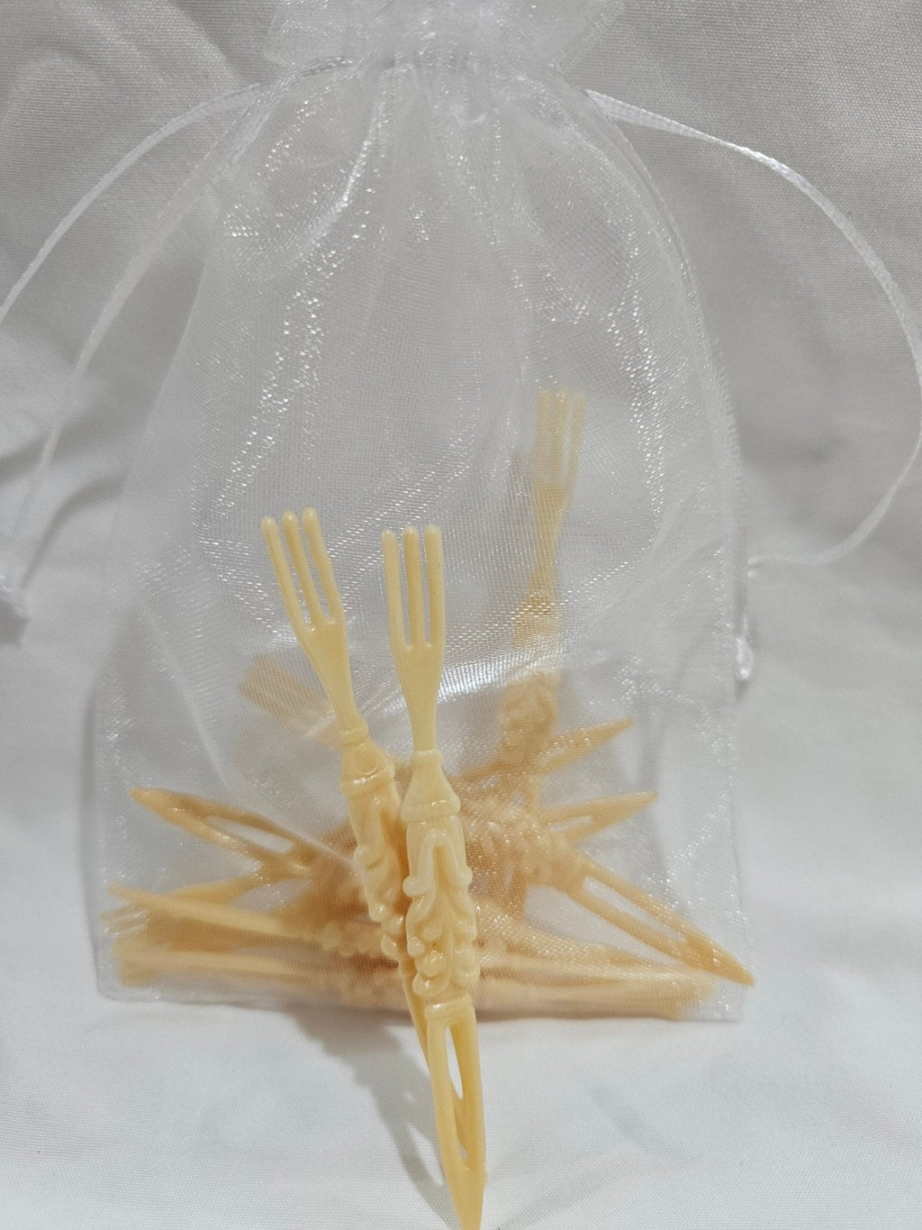 Bulk Party Pack Vintage 1950's Fleur-de-lis Cocktail Forks