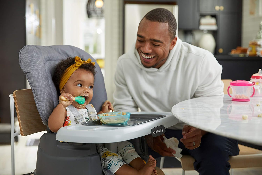 Century Dine on 4-In-1 High Chair, Grows with Child with 4 Modes, Metro