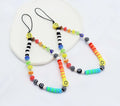 Happy Face Mixed color beads Phone Chain, Key Chain, sku#O110