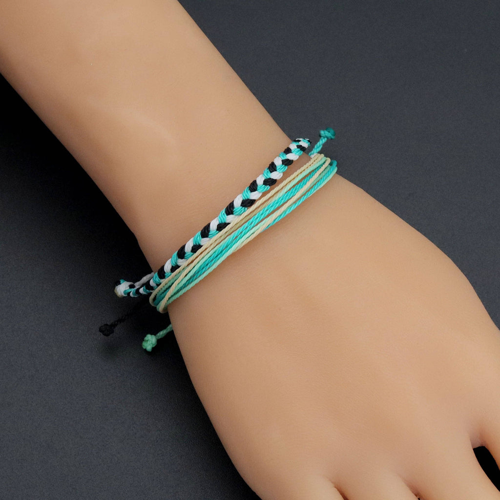 Silk Knot Cord Friendship Bracelet, Sku#EF588