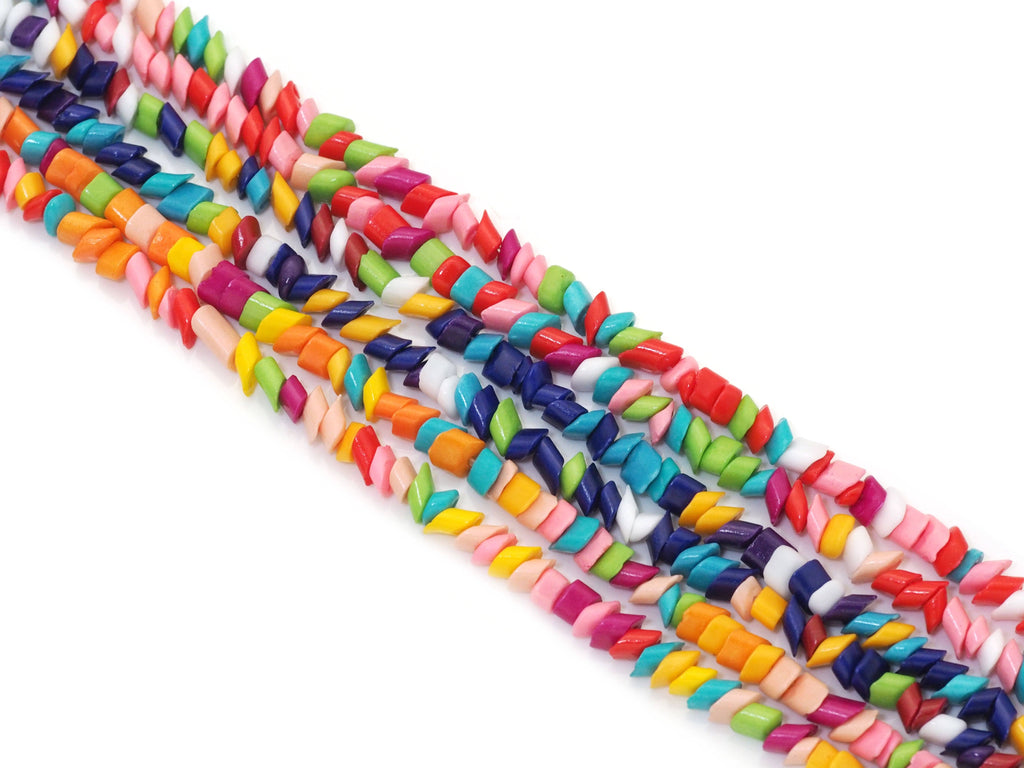 Mixed Color Glaze Beads, 4mm, Sku#U1475