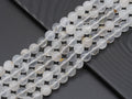 Genuine Picture Milky Quartz Round Smooth Beads, Sku#U1357