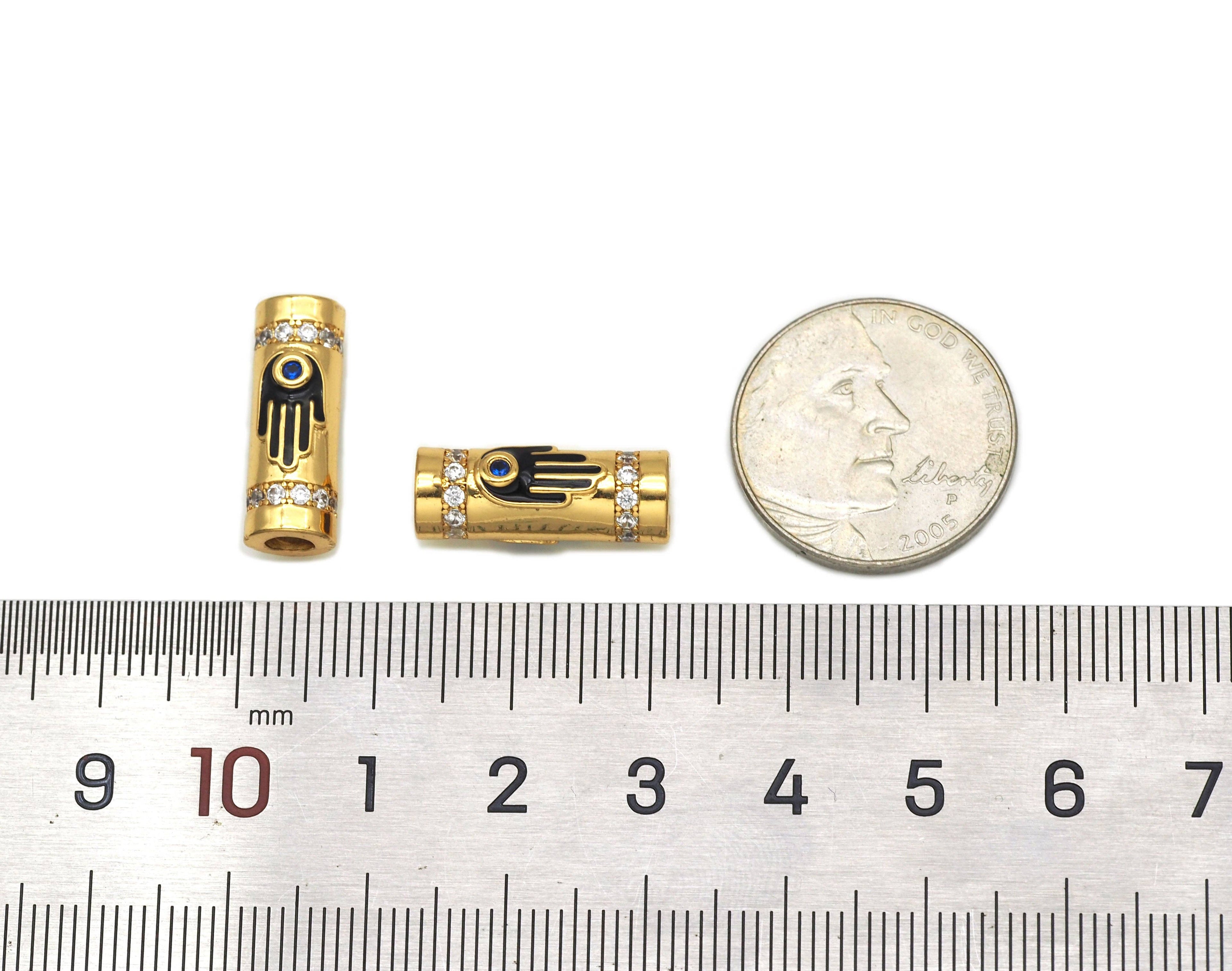 Hamsa Hand Tube Spacer, Slu#Y629