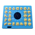 Time Puzzle Pop up Board Game for Kids with Shape Matching Puzzles Fun Learning Toy That Teaches Shape & Color Recognition Develops Problem Solving Skills Eco Friendly ABS Material